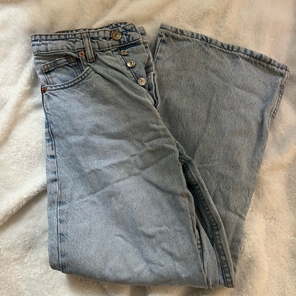 Zara Wide Leg Jeans - Picture 2 of 3